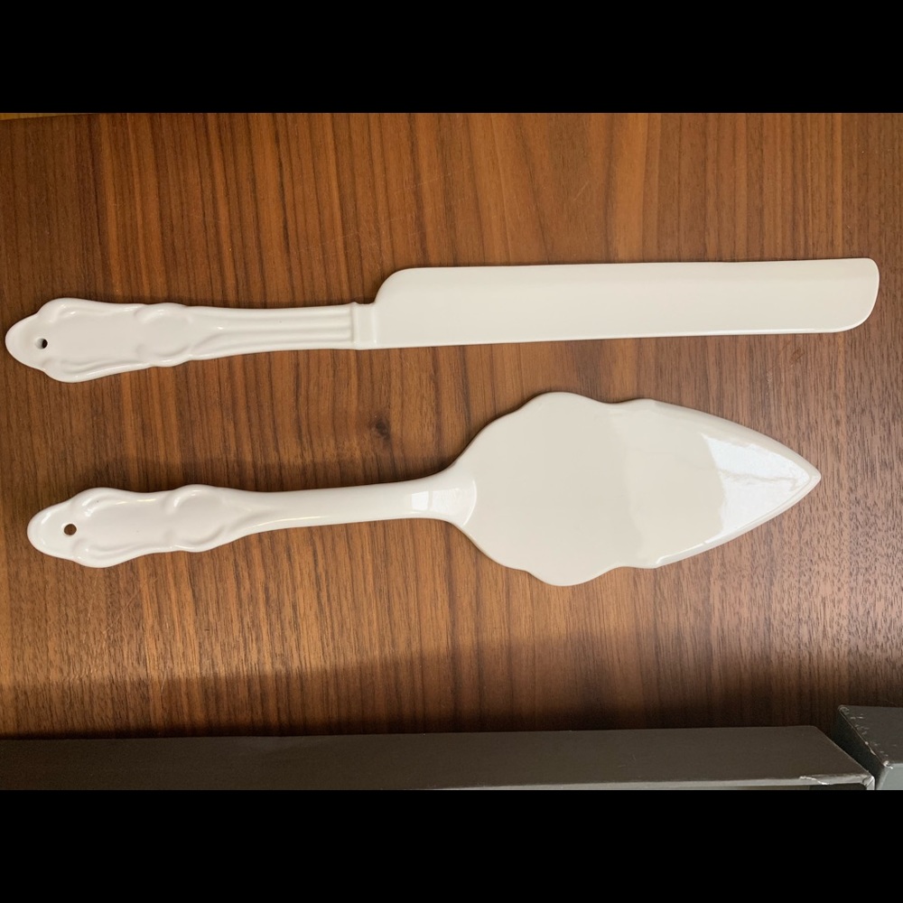 ANTHROPOLOGIE BHLDN CAKE KNIFE SET